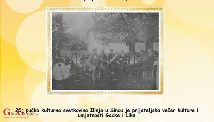 20. pučko-kulturna svečanost za Ilinju u Sincu