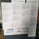 Danas upisi u Srednju školu Otočac
