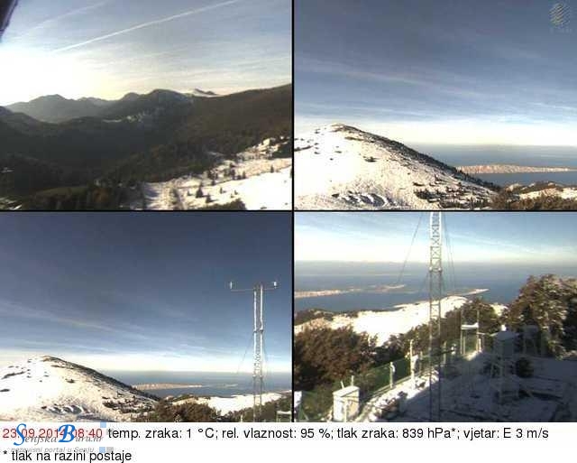 Pao prvi snijeg na Zavižanu