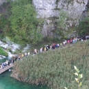 Kolone ljudi danas u NP Plitvička jezera 