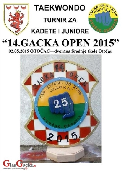 14. Gacka Open, 2.svibnja u Otočcu 
