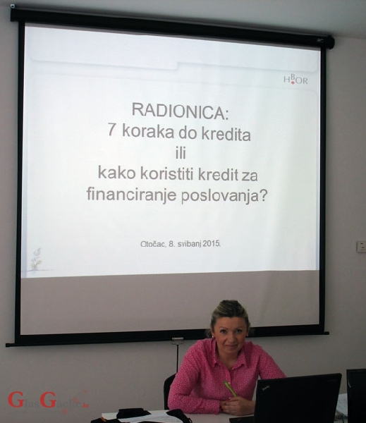 U Otočcu održana radionica HBOR-a "7 koraka do kredita" U Otočcu održana radionica HBOR-a "7 koraka do kredita"