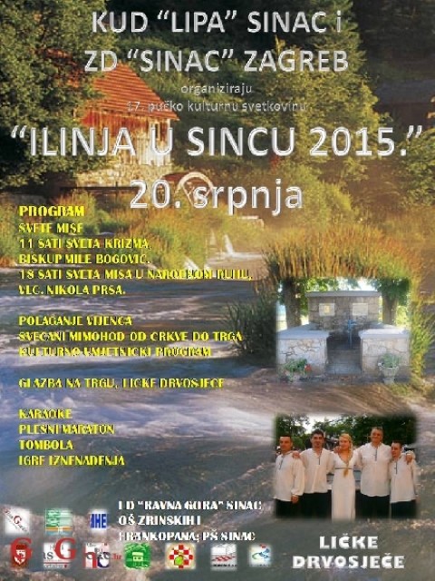 U pondiljak svi na Ilinju u Sinac!