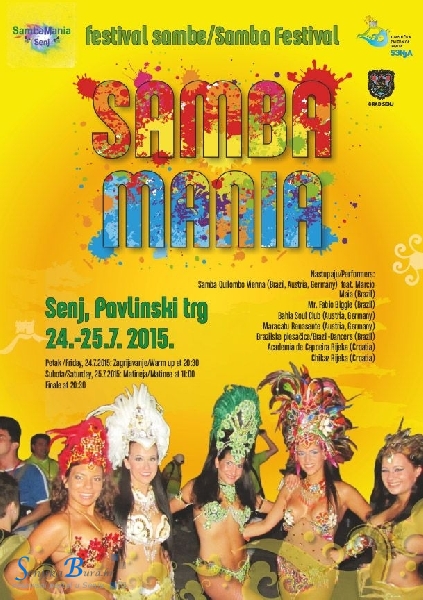 Samba mania Senj - u petak i subotu