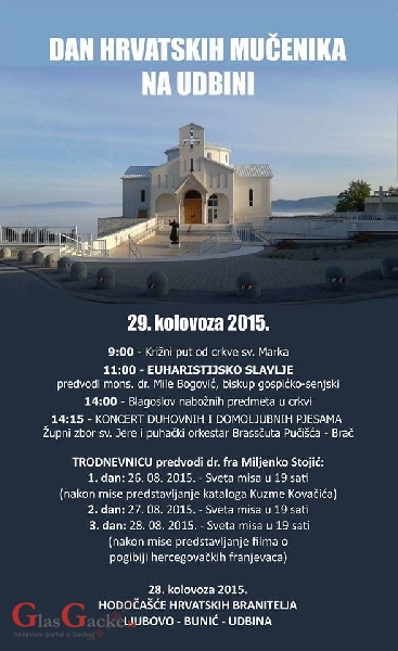 29. kolovoza - Dan hrvatskih mučenika