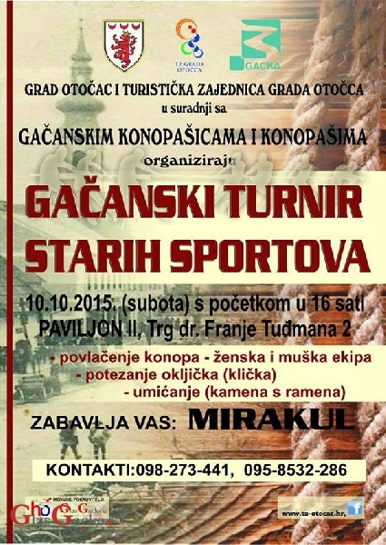 Gačanski turnir starih športova - sutra u 16 uri Gačanski turnir starih športova - sutra u 16 uri