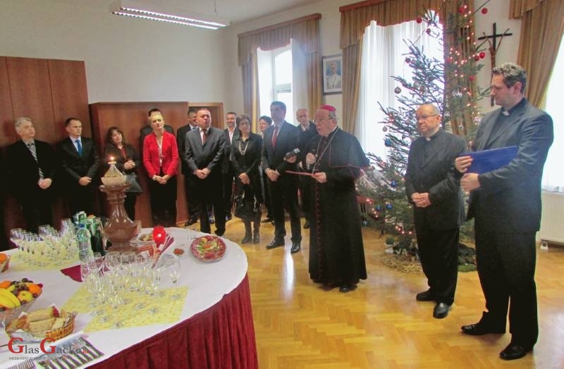 Božićno primanje biskupa Bogovića