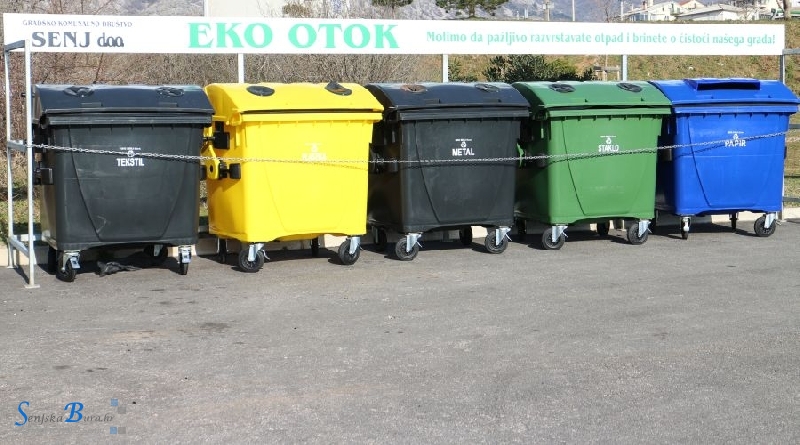 Postavljeni eko otoci u Senju 