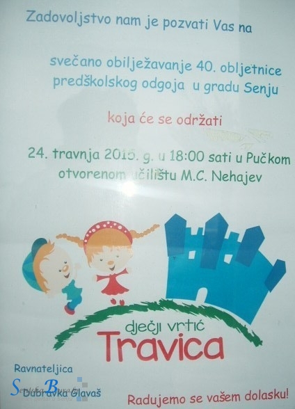 40. obljetnica predškolskog odgoja u Senju