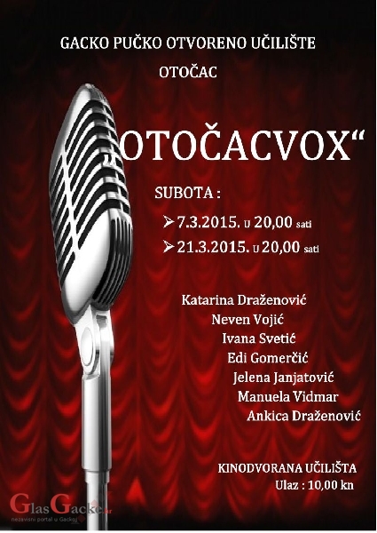 "OtočacVox" glazbena manifestacija 