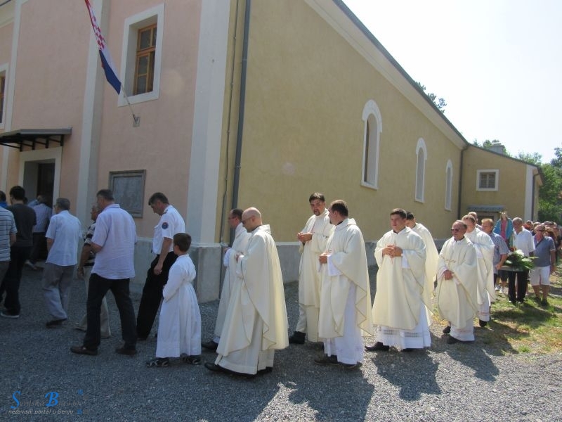 Proslava blagdana Gospe Snježne zaštitnice župe Krivi Put