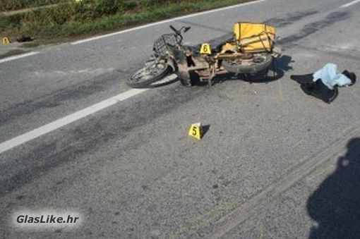 Smrtno stradao vozač mopeda u Bilaju 