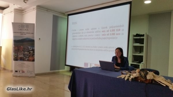 Održana prezentacija „Financiranje ulaganja u OPG-a i ruralni razvoja“ u Gospiću