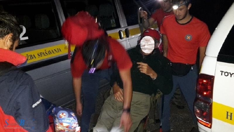 Akcija izvlačenja lovca na području Male Brisnice