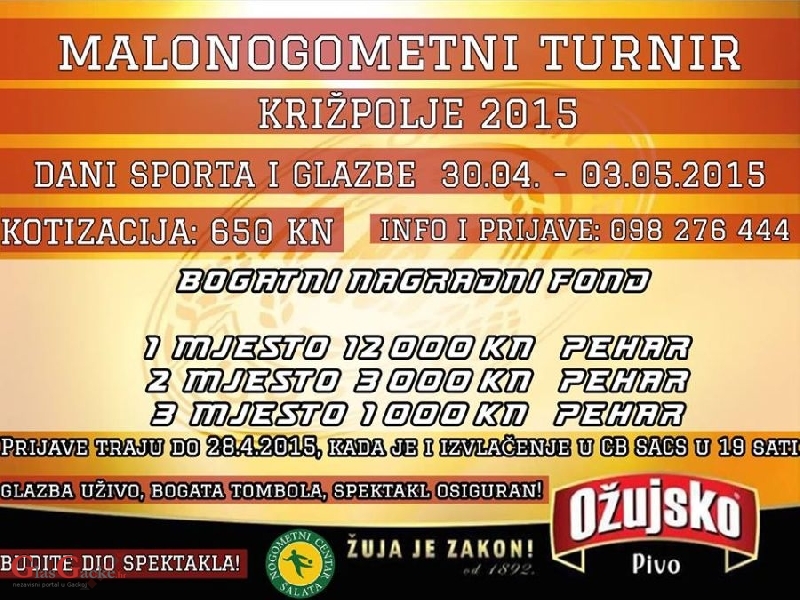 Malonogometni turnir - Križpolje 2015