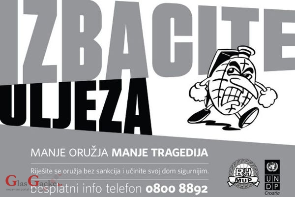 U Otočcu dragovoljno predao 355 komada raznog streljiva