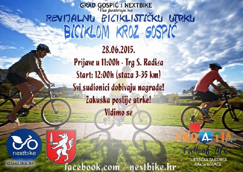Prijavite se na prvu nextbike biciklijadu u Lici  