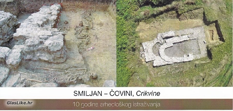 Izložba "Smiljan-Čovini",Crikvine - 10 godina arheološkog istraživanja