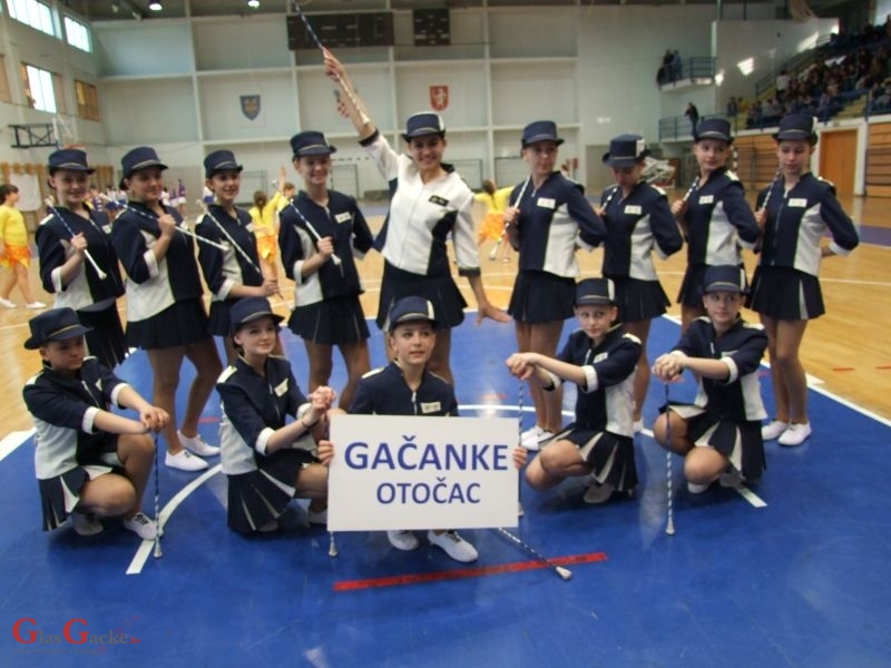 Mažoretkinje "Gačanke" zauzele treće mjesto na regionalnom prvenstvu mažoret plesa Južne Hrvatske 