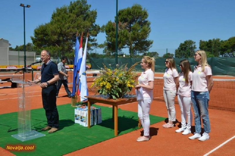 Svečano otvorenje novih teniskih terena u Novalji 