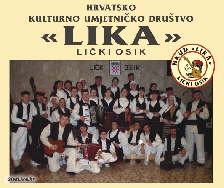 HKUD LIKA iz Ličkog Osika priređuje večer tradicije i folklora 
