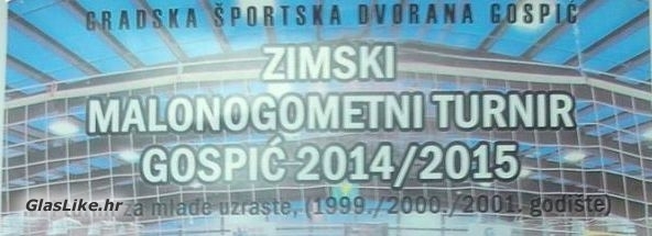 Zimski malonogometni turnir Gospić 2014/2015.