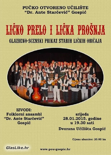 "Ličko prelo i Lička prošnja" - u POU Gospić 