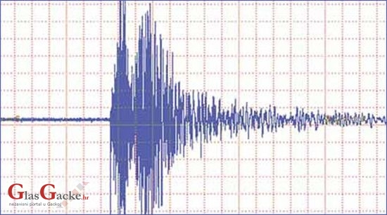 Dva slaba potresa nedaleko Otočca 