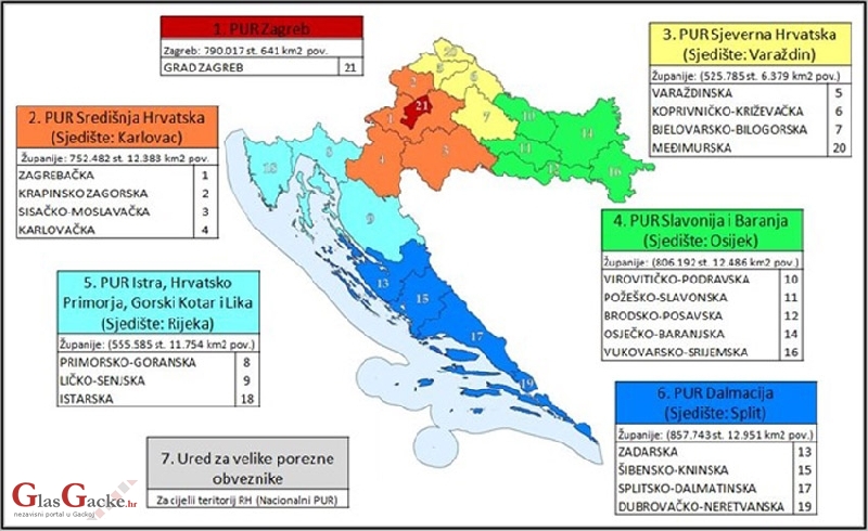 Što donosi novi teritorijalni ustroj Porezne uprave? Što donosi novi teritorijalni ustroj Porezne uprave?