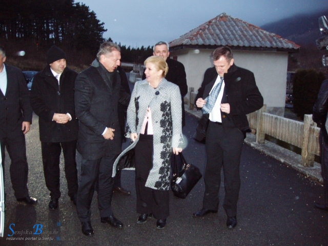Kolinda Grabar Kitarović u Senju Kolinda Grabar Kitarović u Senju