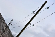 Bura ostavila dobar dio županije bez struje Bura ostavila dobar dio županije bez struje