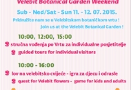 Vikend Velebitskoga botaničkog vrta - 11. i 12. srpnja