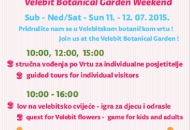 Vikend Velebitskoga botaničkog vrta - 11. i 12. srpnja Vikend Velebitskoga botaničkog vrta - 11. i 12. srpnja
