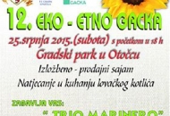 12. EKO ETNO GACKA - 25. srpnja u Otočcu