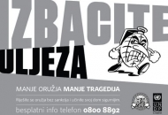 Manje oružja, manje tragedija – postavljanje info punktova Manje oružja, manje tragedija – postavljanje info punktova