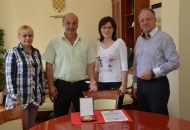 OPG Vidas na prijamu kod gradonačelnika Dabe OPG Vidas na prijamu kod gradonačelnika Dabe