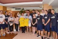 Australska košarkaška reprezentacija u Novalji održala press konferenciju Australska košarkaška reprezentacija u Novalji održala press konferenciju