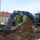 Uređenje okoliša crkve u grubim radovima - punom parom