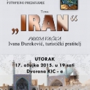 Putopisno predavanje „Iran“ u KIC-u Gospić