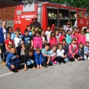 Učenici OŠ Luka Perković posjetili vatrogasce u mjesecu zaštite od požara