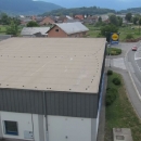 Noću se sanira krov Lidlove trgovine 