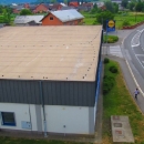 Noću se sanira krov Lidlove trgovine 