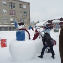 Snjegovići zauzeli glavni gospićki trg