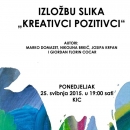 Izložba u KIC-u " Kreativci pozitivci " 