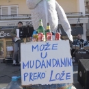 Spaljen mesopust u Novalji 