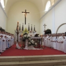 Slavlje Prve svete  pričesti u senjskoj katedrali