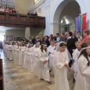 Slavlje Prve svete  pričesti u senjskoj katedrali