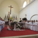 Slavlje Prve svete  pričesti u senjskoj katedrali
