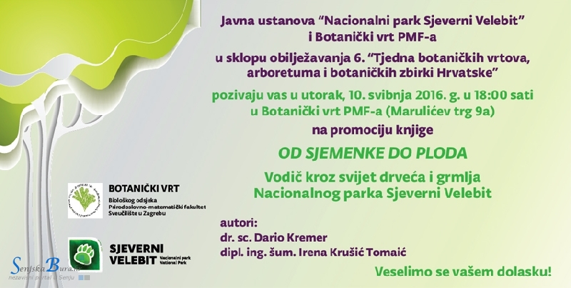 U Botaničkom vrtu PMF-a - Od sjemenke do ploda