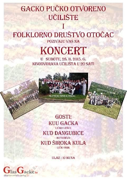 Koncert FD Otočac i gostiju